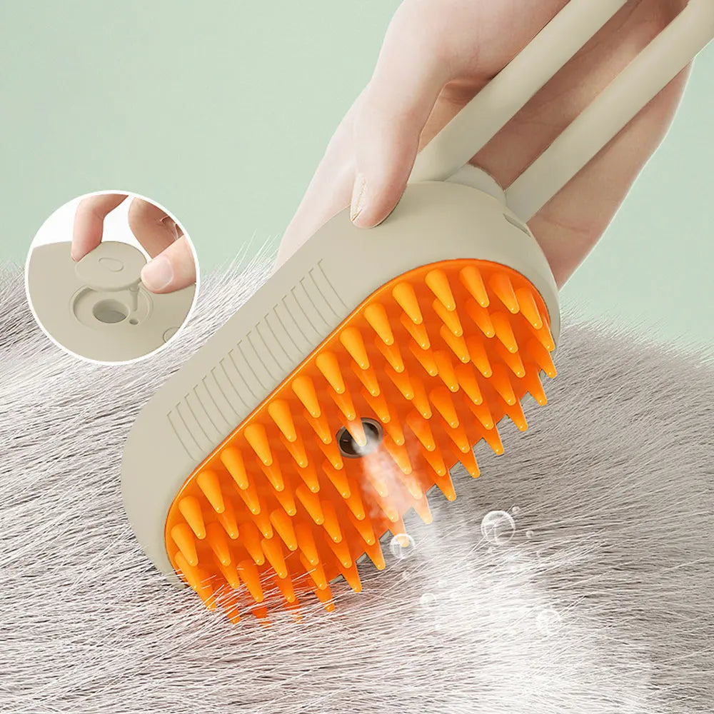 Cat hair washing brush