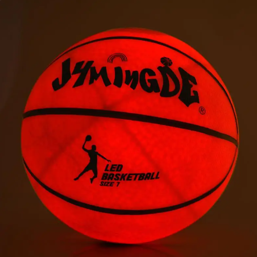 Leuchtender Basketball
